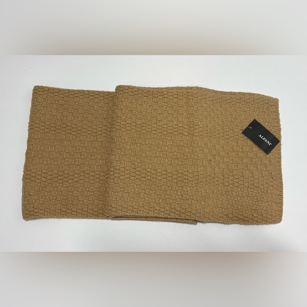Alfani NWT Tan‎ Scarf-10"x64"